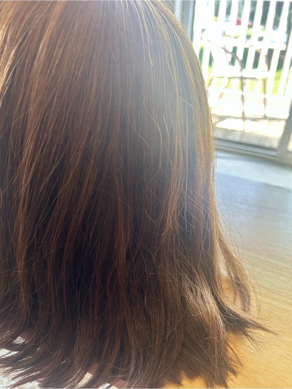 Glue-less Natural Brown Women's Wig - Soft Chestnut Tone